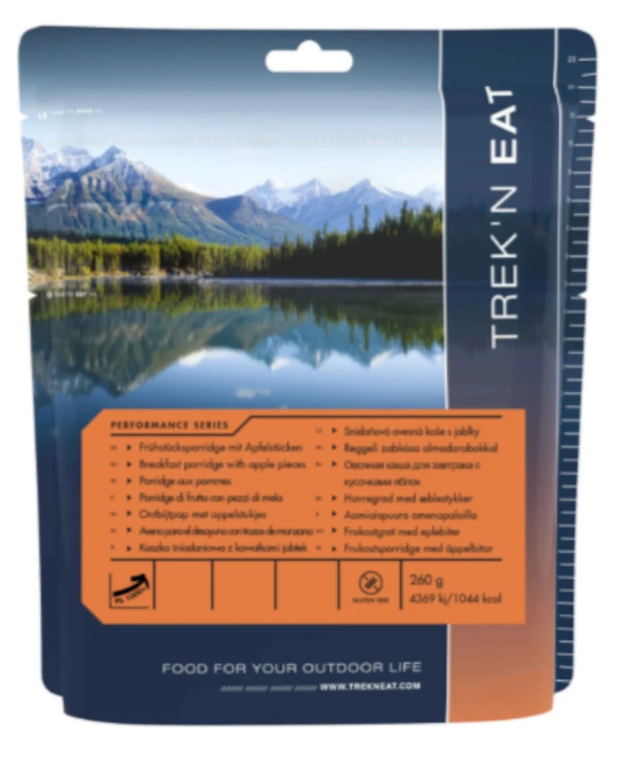 Trek´n Eat Frühstücksporridge M Apfelstücken PS1000+ 3 Trek´n Eat Frühstücksporridge M Apfelstücken PS1000+