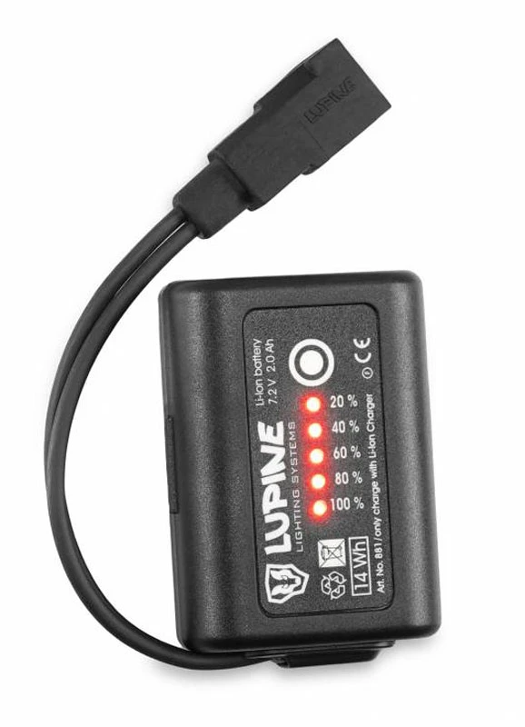 Lupine Akku: 14 Wh / 2.0 Ah SmartCore 3 Lupine Akku: 14 Wh / 2.0 Ah SmartCore