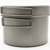 Toaks Titanium 1300ml Pot With Pan 2 Toaks Titanium 1300ml Pot With Pan -Zelt Plus Store CKW 1300 01n