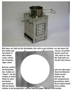 Firebox Kochplatte Für Firebox -Boil Plate