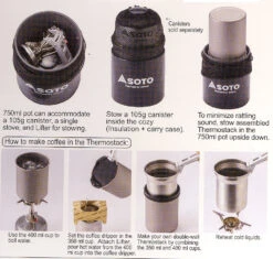 SOTO Thermostack Cook Set Combo 9 SOTO Thermostack Cook Set Combo -Zelt Plus Store OD TSK C Det