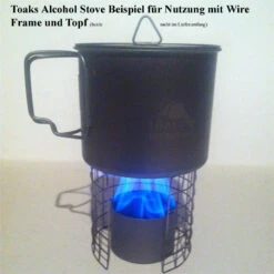 Toaks Titanium Siphon Alcohol Stove -Zelt Plus Store STOVE06 3