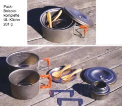 Evernew Titanium Cup 570FD -Zelt Plus Store Ti570 Beispiel