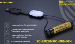 Nitecore Akkulader USB LC10 -Zelt Plus Store lc10 3