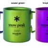 Snowpeak Titanium Double 450 Mug Ocean Green 2 Snowpeak Titanium Double 450 Mug Ocean Green -Zelt Plus Store mg 053 col