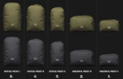 Savotta Vertical Pouch S 9 Savotta Vertical Pouch S -Zelt Plus Store pocket overv 1