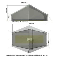 Tarptent Scarp 1 Mit Solid Inner Tent -Zelt Plus Store scarp1c 20grund