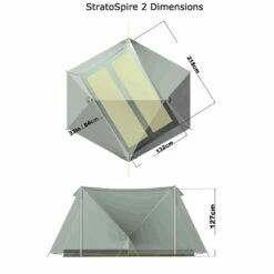 Tarptent StratoSpire 2 ´20 -Zelt Plus Store ss2 dimensions