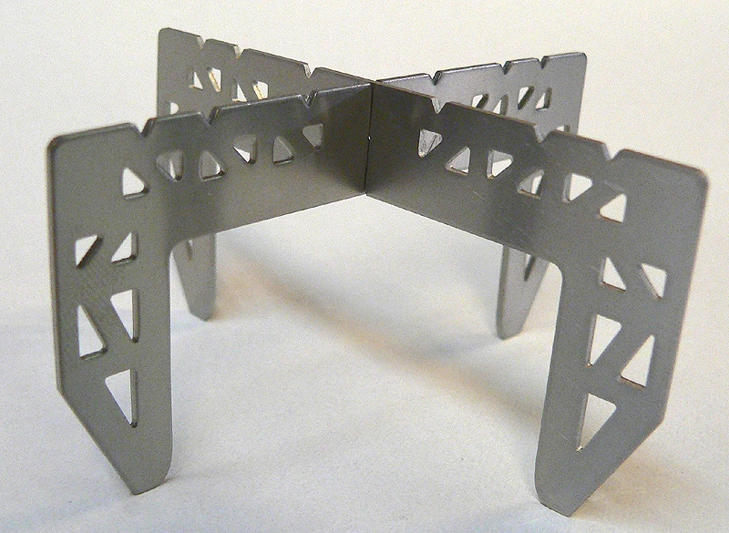 Evernew Cross Stand ´Trivet 2´ Topfhalter Für Spiritusbrenner 3 Evernew Cross Stand ´Trivet 2´ Topfhalter Für Spiritusbrenner