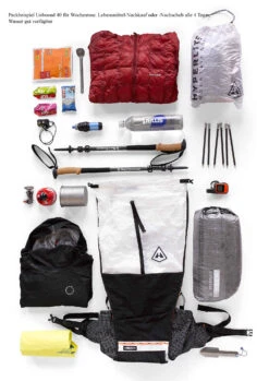 Hyperlite Mountain Gear Unbound 40 Black -Zelt Plus Store unbound 40 packbeispiel 1